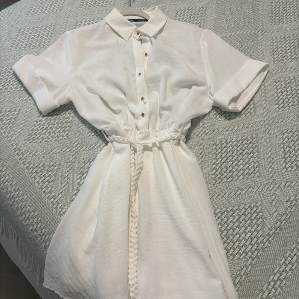 Zara White Dress - Picture 3 of 5